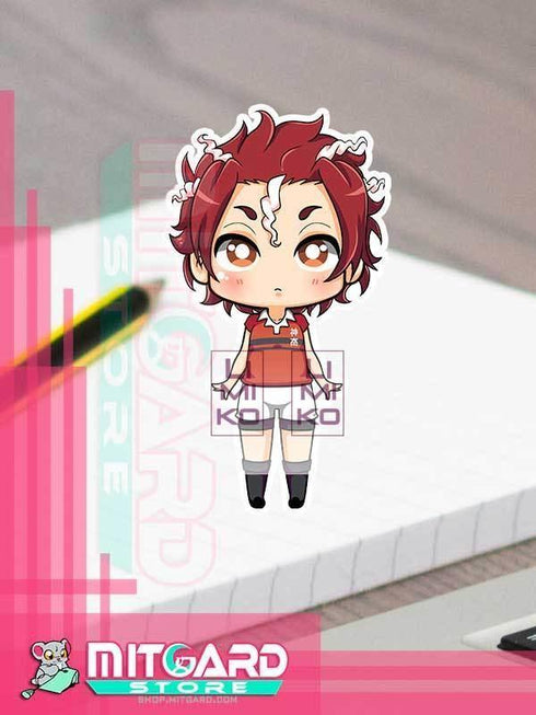 ALL OUT!! Takuya Sekizan Sticker vinil adhesive anime by Limiko’s Art - 1